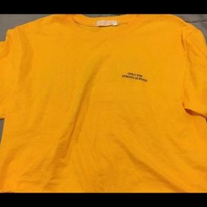 Urban outfitters cropped shirt